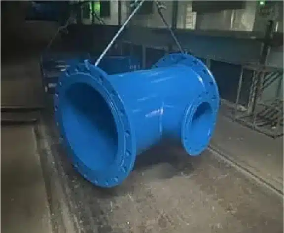 After step 16 Sand blast and machining–FBE coating