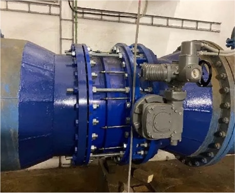 DISMANTLING JOINT FOR BUTTERFLY VALVE
