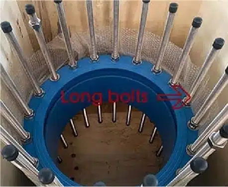 DISMANTLING JOINT WITH LONG BOLTS FOR SPECIAL FLANGE CONNECTION