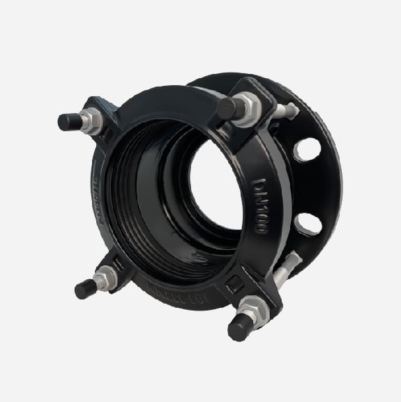 DUCTILE IRON WIDE RANGE RANGER FLANGE ADAPTER COUPLING