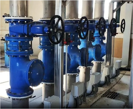 Dismantling joint assembled for gate valve and ball check valve