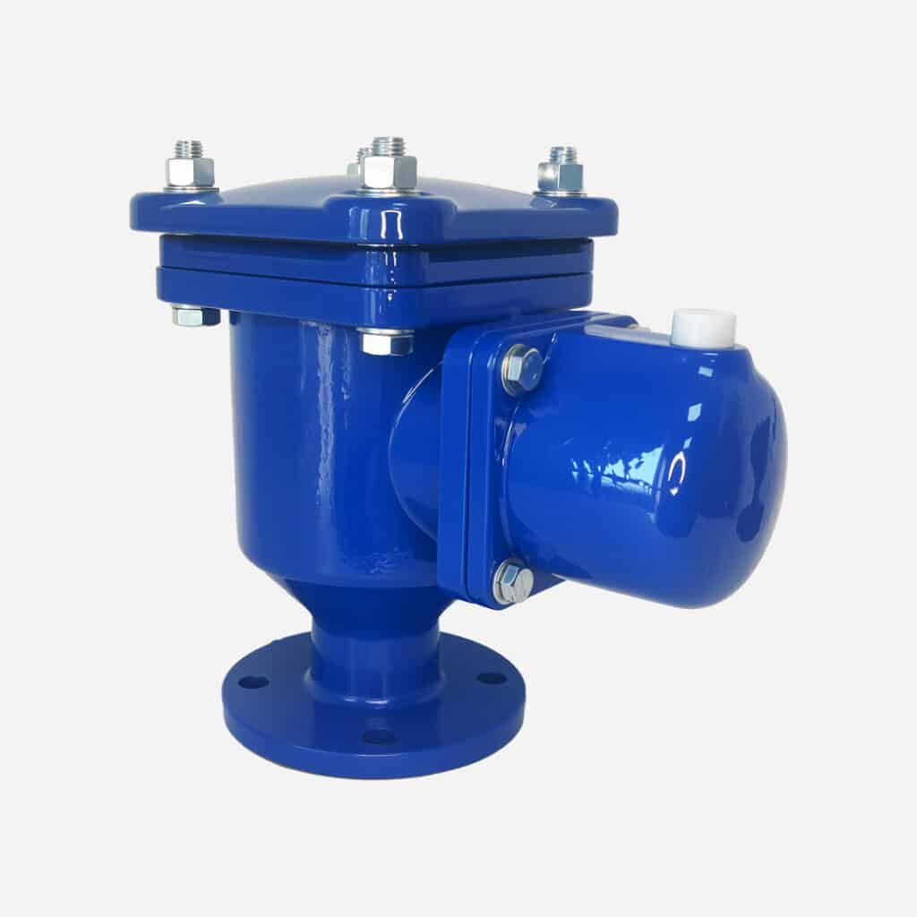 Double orifice air release valve with directional venting