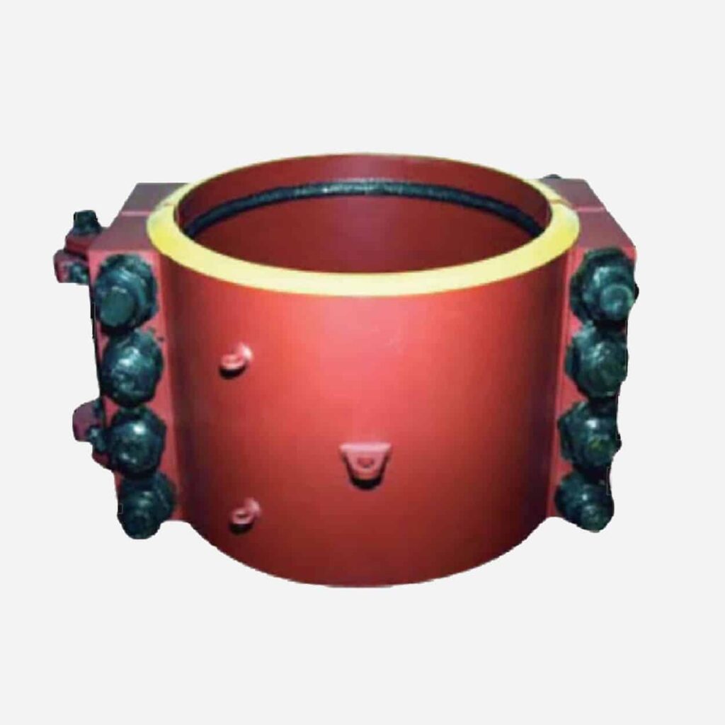 High pressure pipe repair coupling
