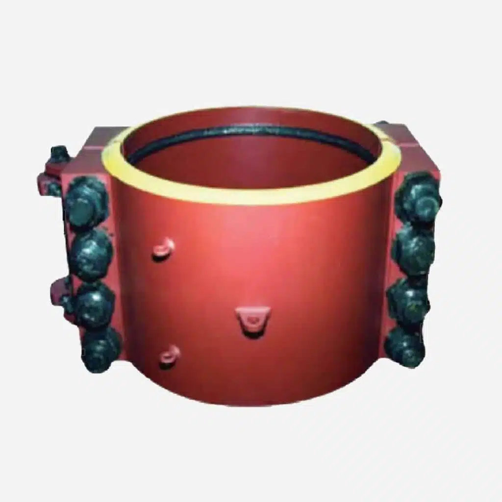High pressure pipe repair coupling