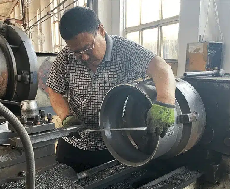 MACHINING IF IT IS NEEDED AND FINE SHOT BLASTING