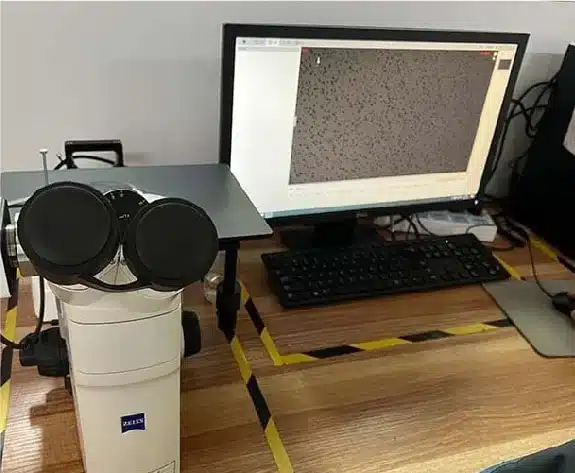 Metallographic testing