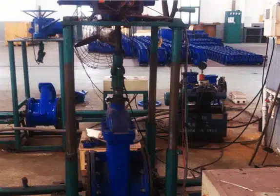 Number of on-ff tests according to EN1074-2 for gate valve