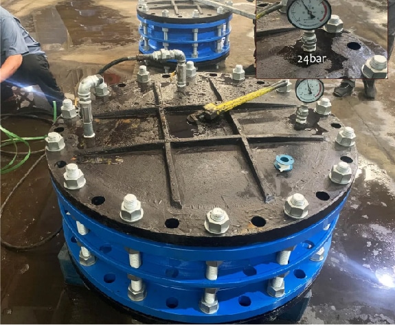 Pressure,Visual etc inspection for dismantling joint