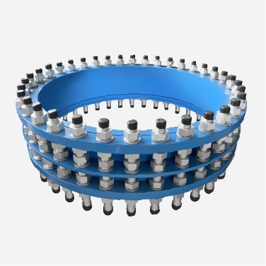 RIGID TYPE DUCTILE IRON HEAVY DUTY DISMANTLING JOINT