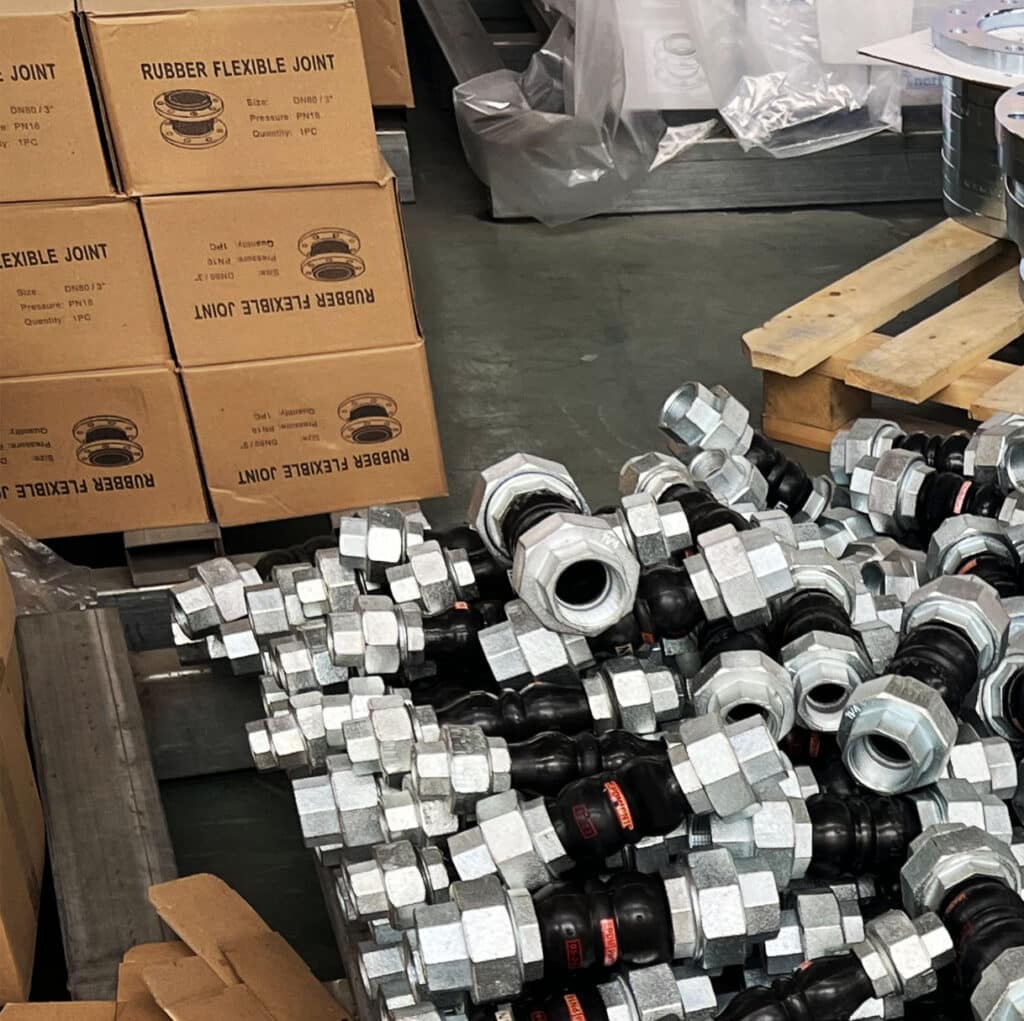 rubber expansion joint storage and transportation