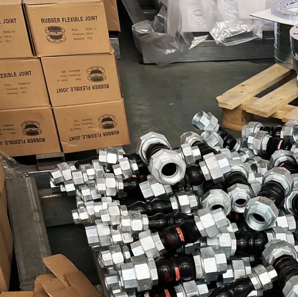 rubber expansion joint storage and transportation