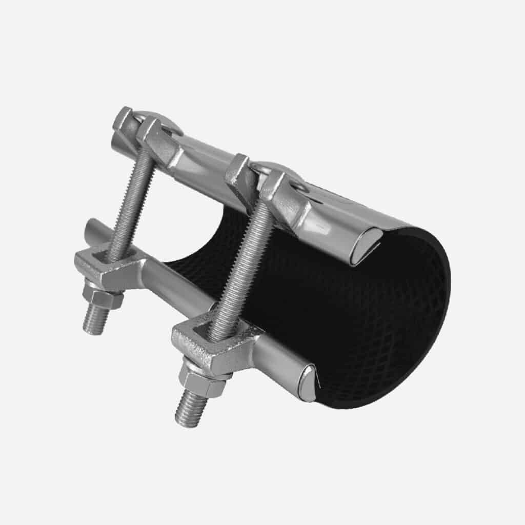 STEEL REPAIR CLAMP, HALF CIRCLE,MINI TYPE