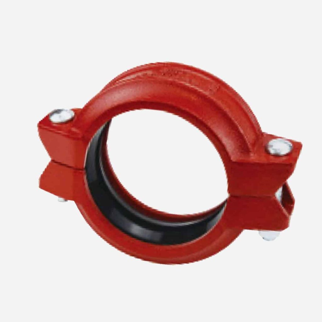 Shoulder Coupling which connects by relying on the raised shoulder at the end of the pipe