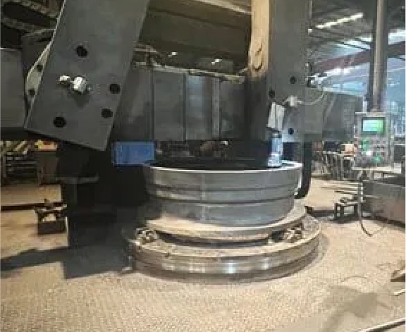 Step 16 Sand blast and machining