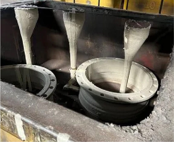 Step 8 Assemble the pouring channel for the iron