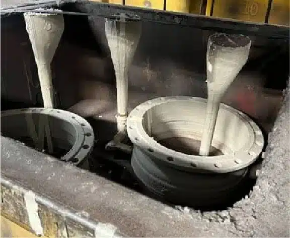 Step 8 Assemble the pouring channel for the iron