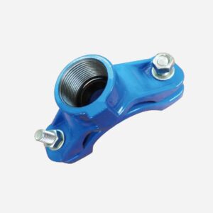 Wide range saddle clamp for ductile iron pipe, steel pipe, GRP pipe etc,not suitable for HDPE and PVC pipe