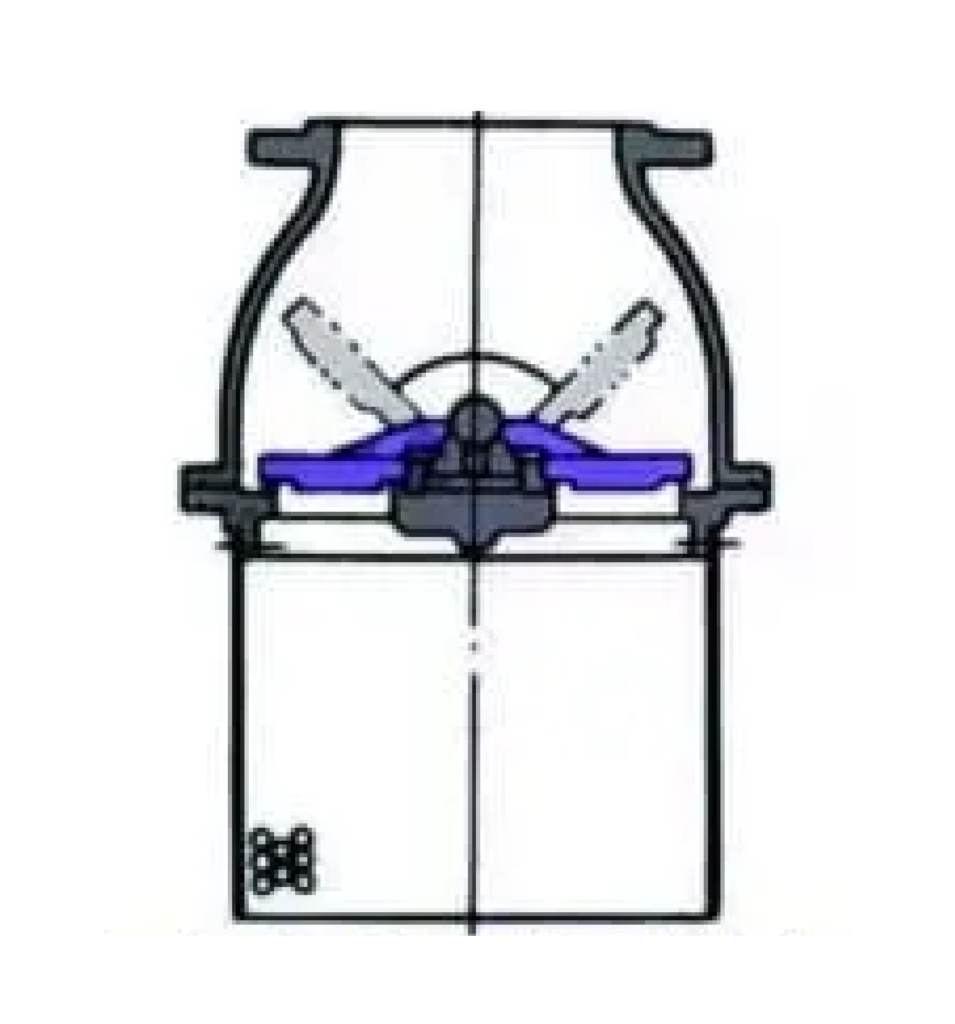 butterfly foot valve