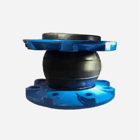 flexible rubber joint with ductile iron flange