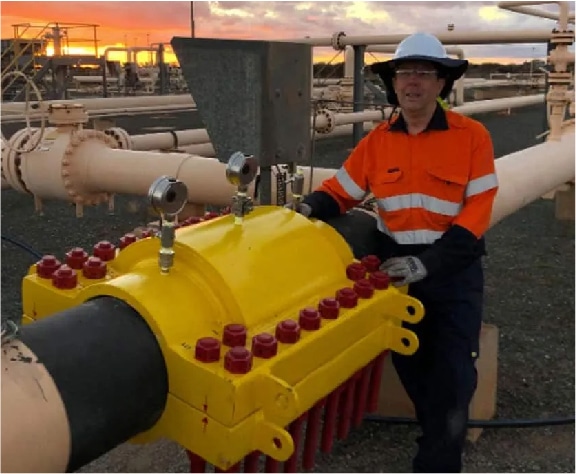 pipe repair clamp for oil pipeline