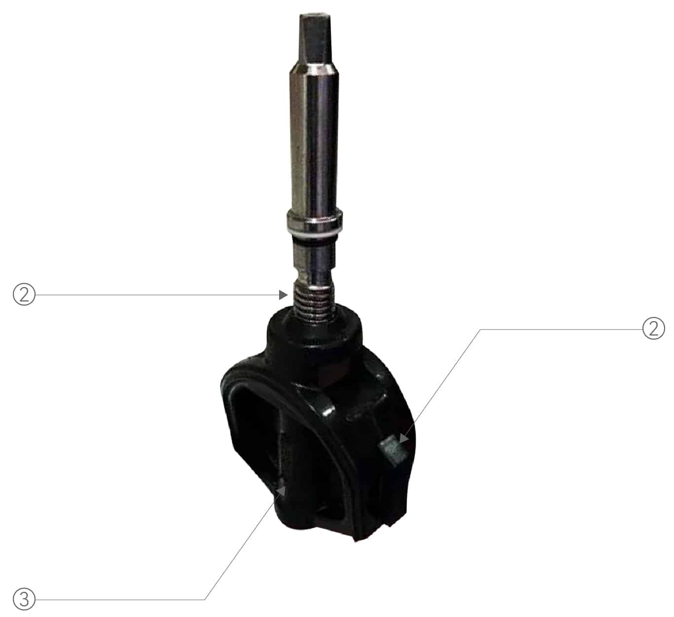 resilient seated gate valve wedge