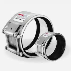 stainless steel pipe coupling for pipe connection which allow for pipe expansion and contraction