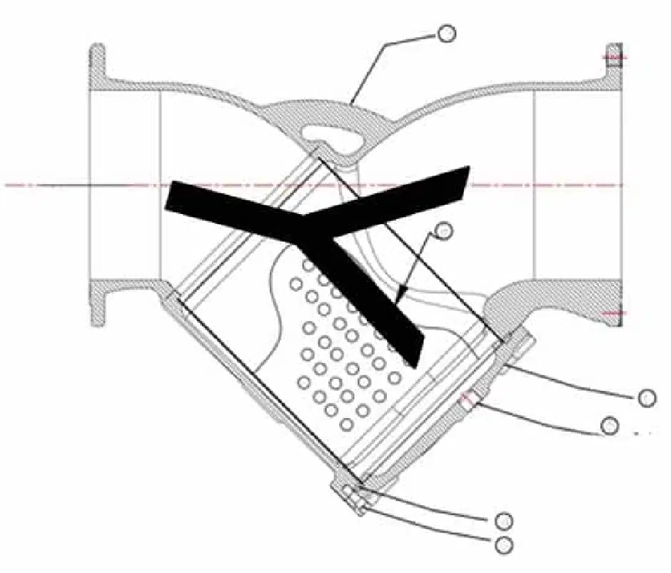 y strainer design