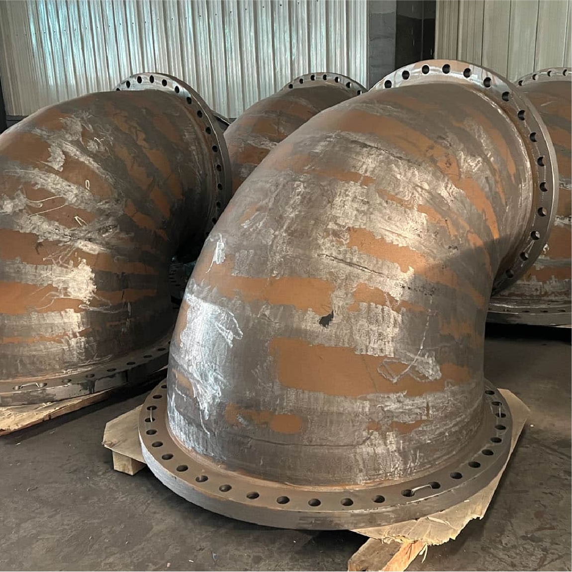 AWWA C110 ductile iron pipe fitting reducing bends