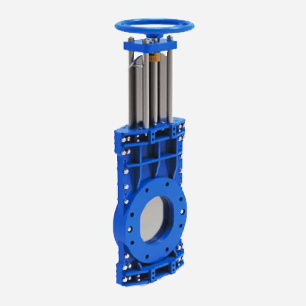 Bi Directional Sealing Through Going Manual Wafer Knife Gate Valve