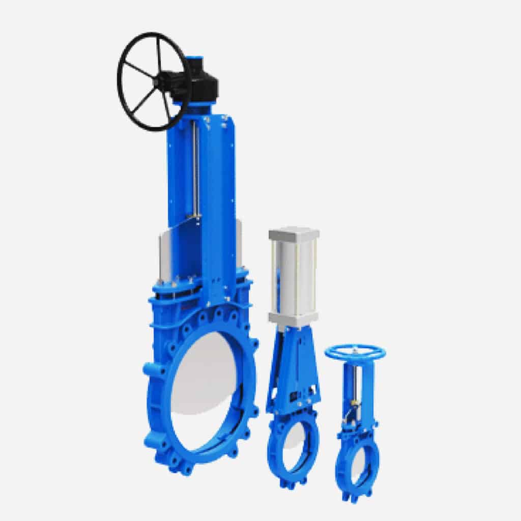 Bi directional sealing knife gate valve