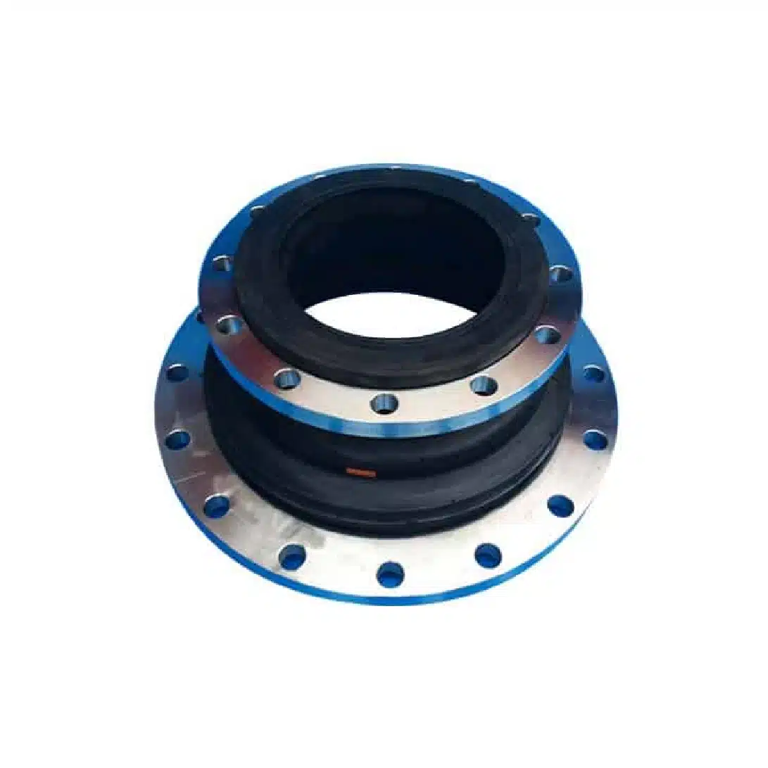 Concentric rubber expansion joint
