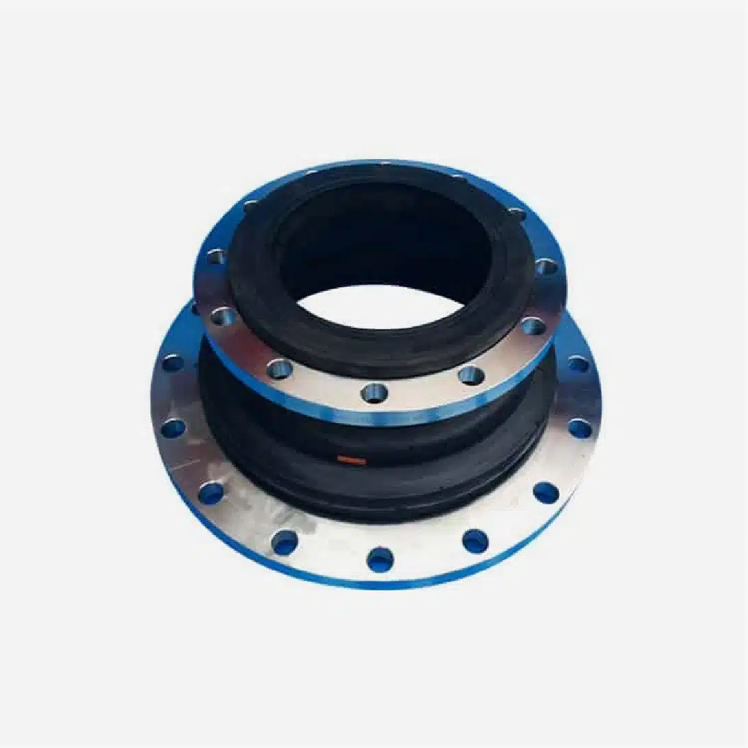 Concentric rubber expansion joint