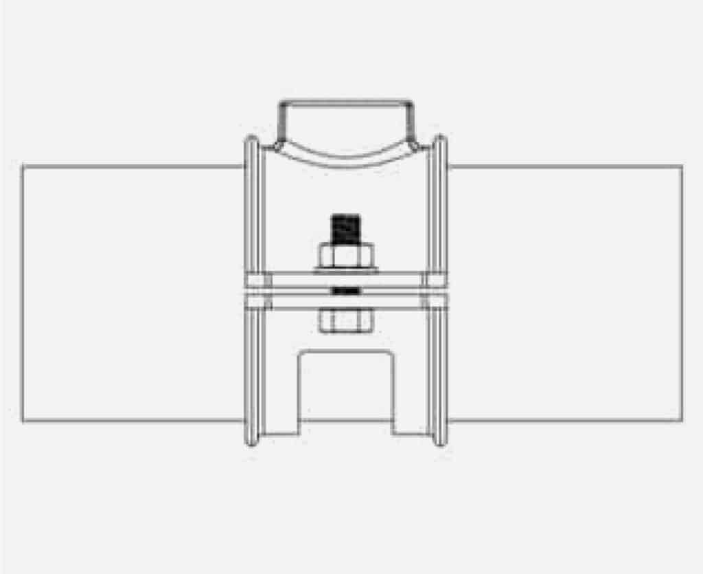 DI Saddle Clamp for PVC and HDPE pipe installation instruction step4