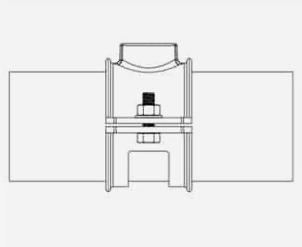 DI Saddle Clamp for PVC and HDPE pipe installation instruction step4