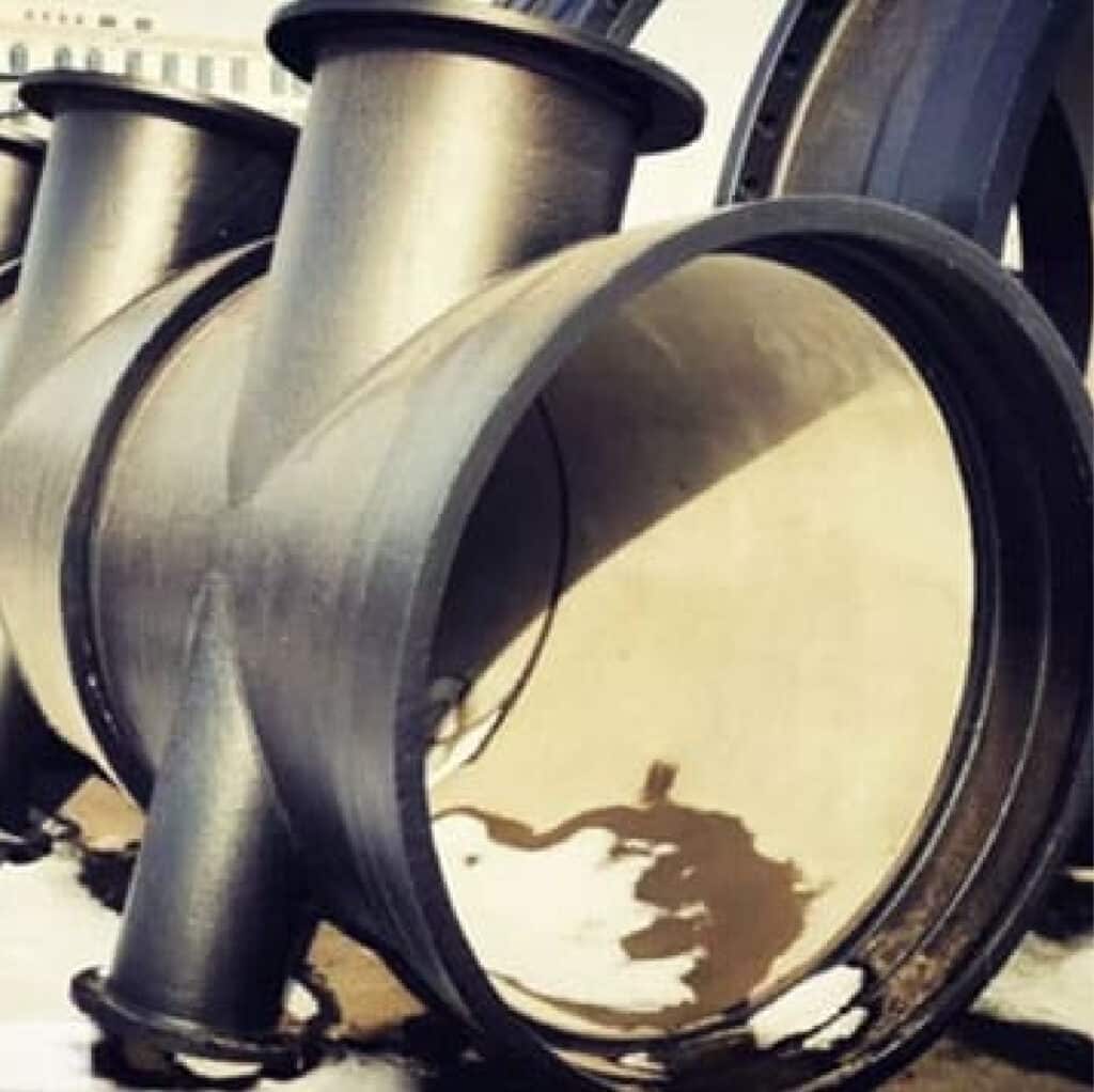 Double Socket with Double Flange Outlet