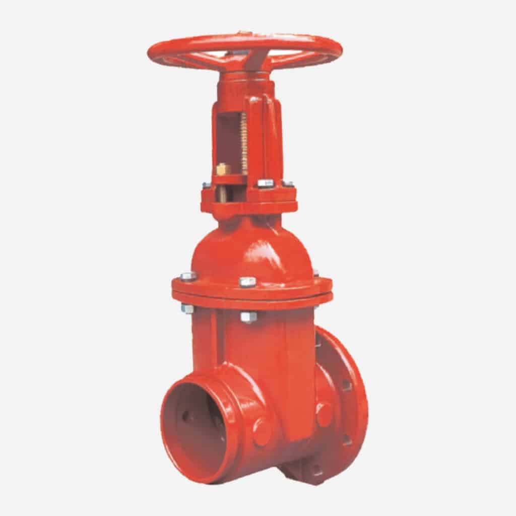 FLANGE GROOVE AWWA OS&Y RESILIENT SEATED GATE VALVE