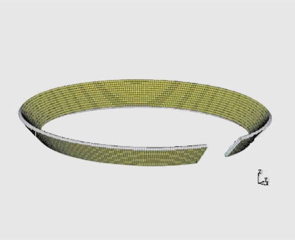 Finite Element Model of the Teeth Grip Ring