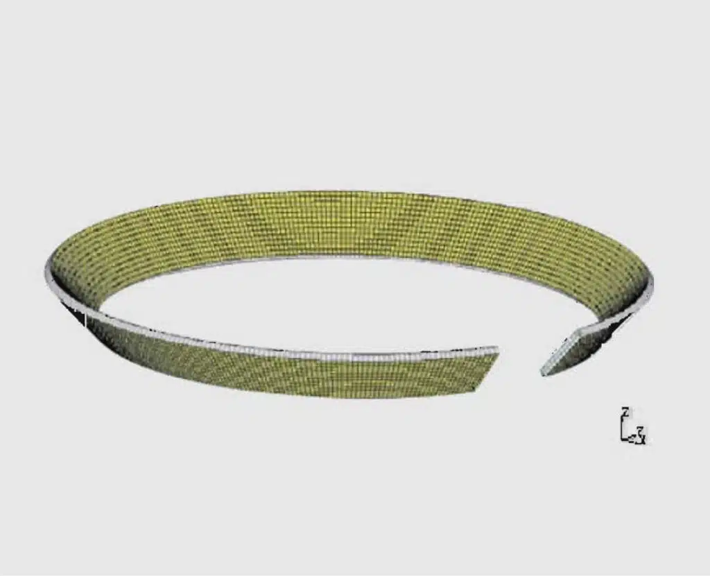 Finite Element Model of the Teeth Grip Ring