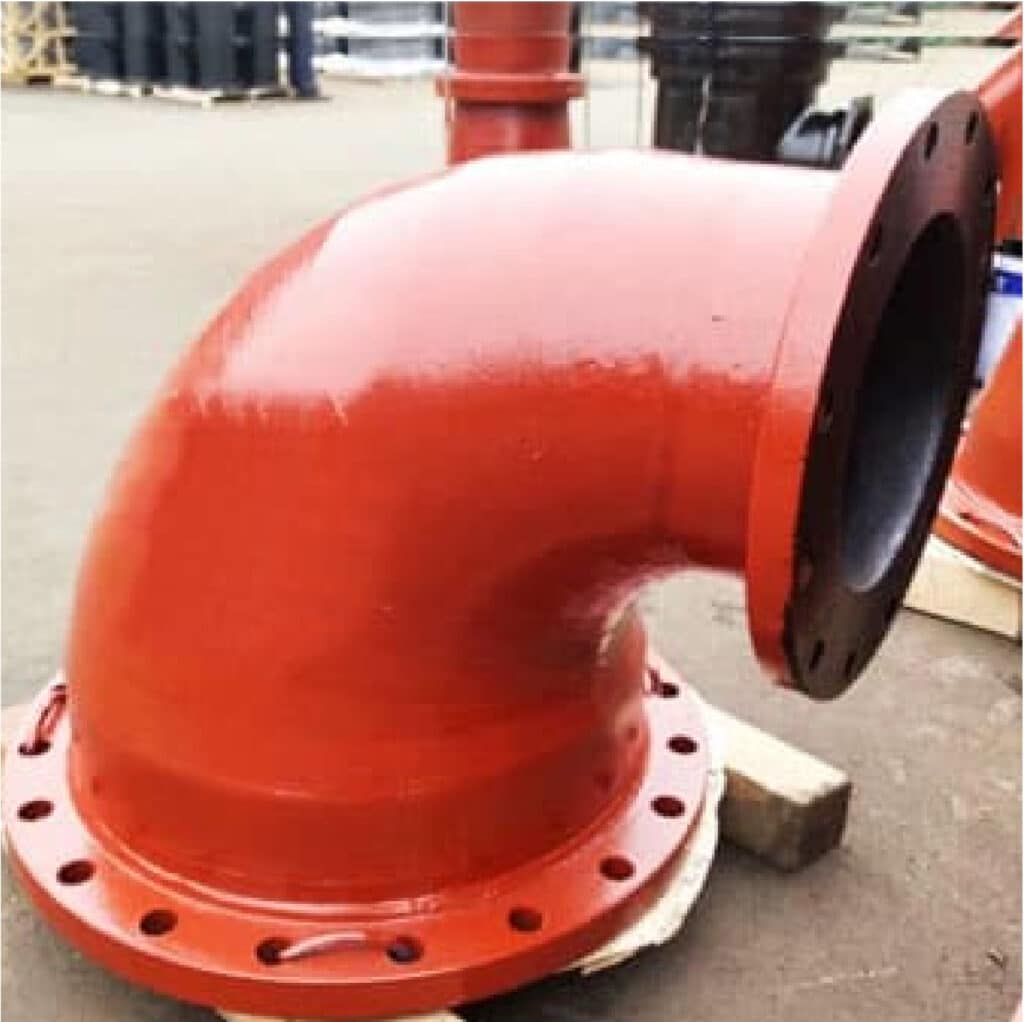 Flanged Reducing Elbow