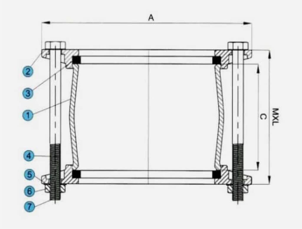 Gibault Joint With Cement Paint For Irrigation drawing