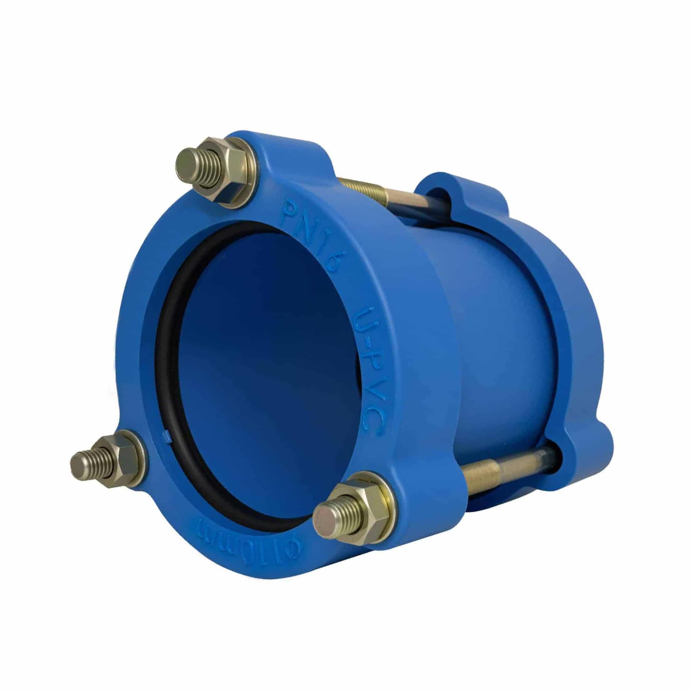 Nylon coupling for PVC pipe 1