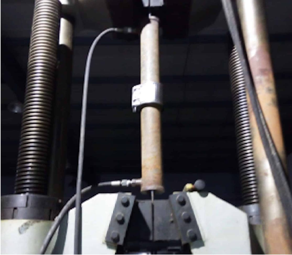 Pullout test under pressure