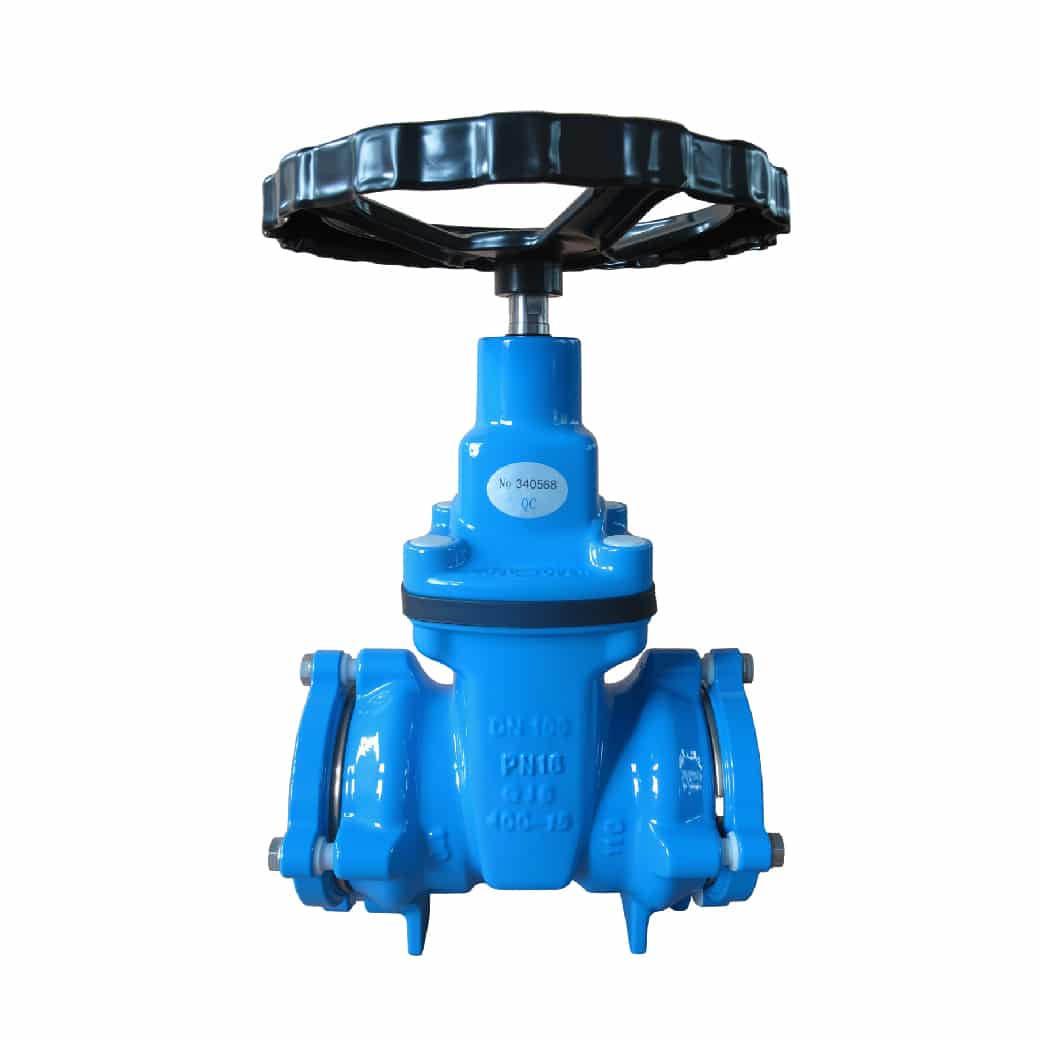 RESTRAINED GATE VALVE FOR AWWA IPS HDPE PIPE 2