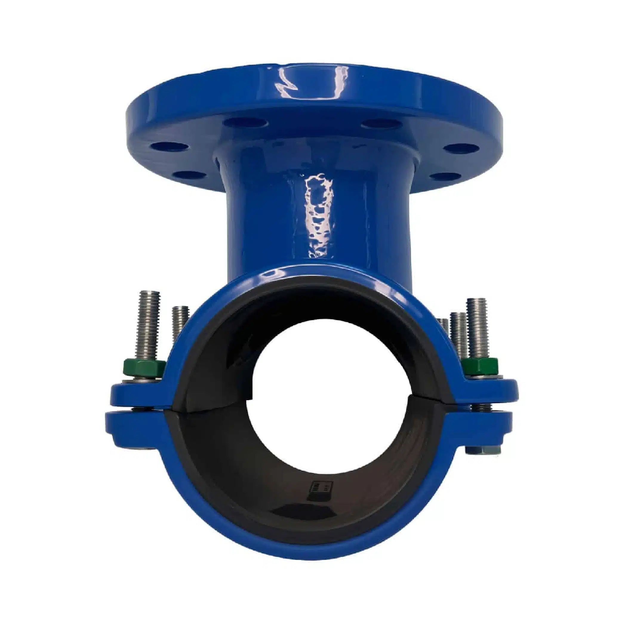 Saddle Clamp for PVC and HDPE pipe Flange Outlet 2