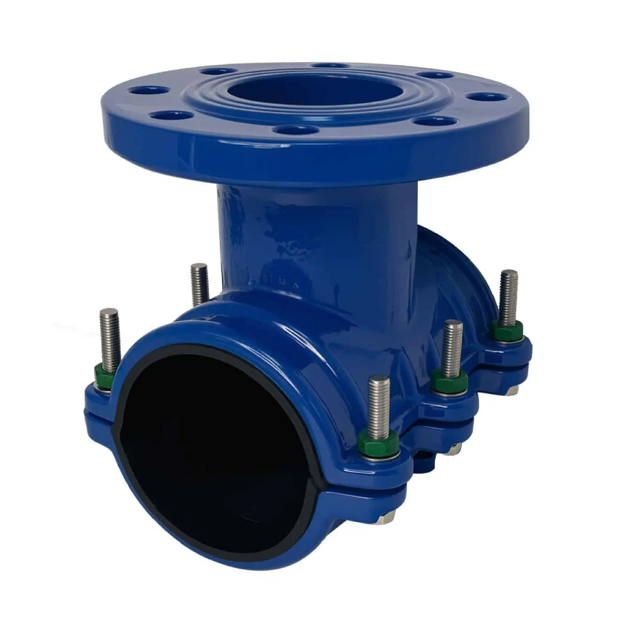 Saddle Clamp for PVC and HDPE pipe Flange Outlet 3