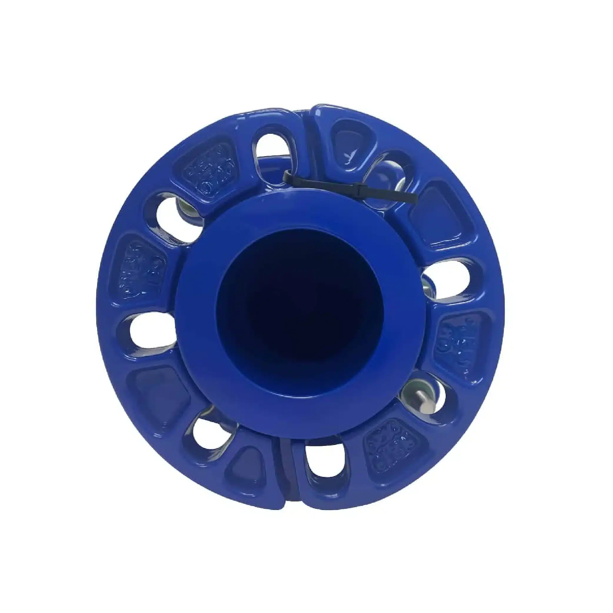Saddle clamp with loose flange outlet 2