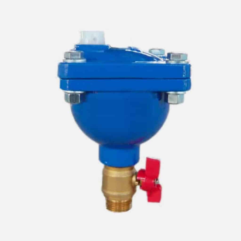 Single Air Valve with Isolation Valve with Male Thread Outlet