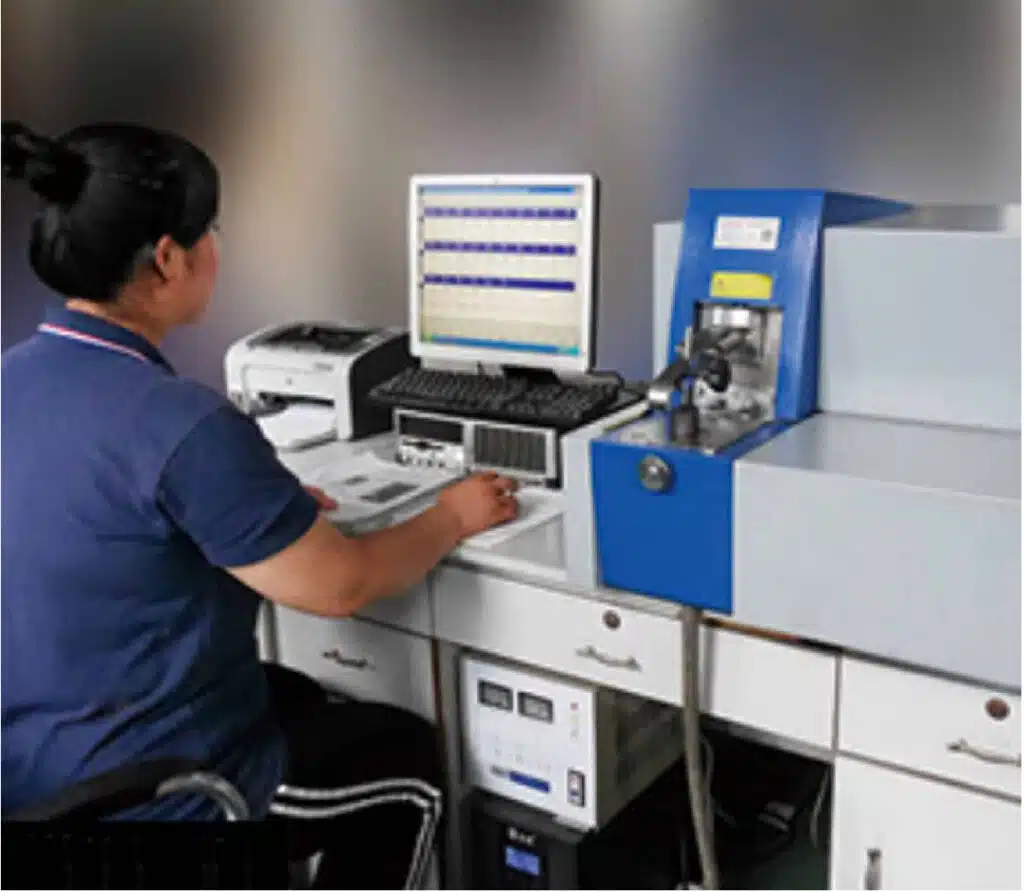 Spectrometer testing