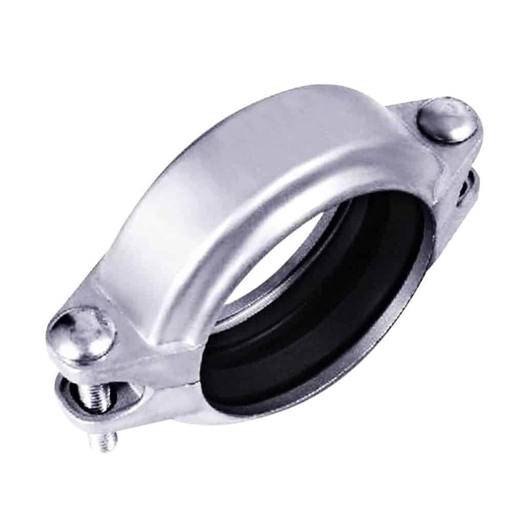 Stainless Steel Low Pressure Flexible Groove Coupling with rated Working Pressure 350 psi 25 bar