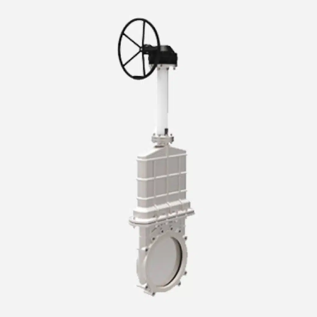 Unidirectional High-Pressure Knife Gate Valve with Middle Filling, Fully Closed